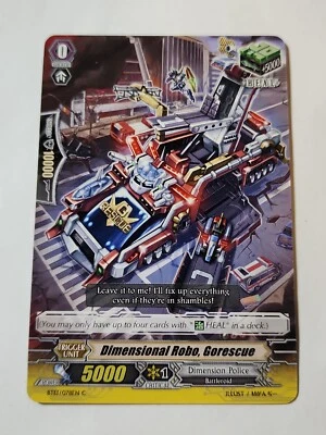 Cardfight!! Vanguard Dimensional Robo Gorescue BT13/078EN C CFV NM  - Image 1 of 4