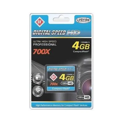 Digital Speed Memory 4GB 700X Professional High Speed 120MB/s Error Free (CF) - Image 1 of 2