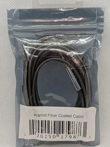 Valkyrie VK-1 Rivestito in Fibra Aramidica 1/8" Fine Pezzi Cavo Alta Qualità 100 Pollici - Foto 1 di 5