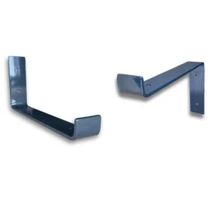 Anthracite Grey scaffold board shelf brackets 100mm - 325mm RAL 7016 - Coloured - Picture 1 of 5