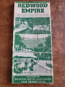 Folleto de viaje vintage de la década de 1960 de la Redwood Empire Association de San Francisco - Imagen 1 de 10
