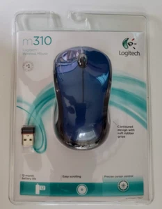 Logitech M310 Kabellose Optische Maus - Pfauenblau (910-001917) - Bild 1 von 2