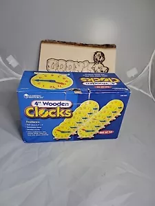 Learning Resources 4" Wooden Clocks Set Of 14 Missing Holders - Picture 1 of 3