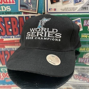 Gorra de béisbol SnapBack de colección 2003 MLB Florida Marlins Serie Mundial - Imagen 1 de 3