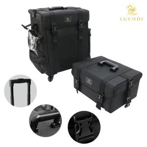 2in1Kosmetikkoffer Schminkkoffer Trolley Komestiktasche Make-up Koffer abnehmbar - Bild 1 von 24