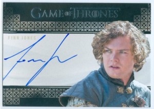 FINN JONES "LORAS TYRELL AUTOGRAPH CARD" GAME OF THRONES VALYRIAN STEEL