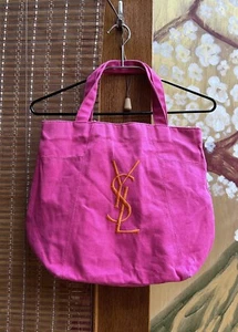 Vintage YSL Parfums Canvas Tote Bag - Picture 1 of 11