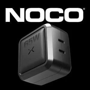NOCO XGrid X65: 65W USB-C Charger - Dual Port - Type C Power Adapter (Black) - Picture 1 of 7