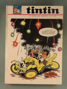 Recueil editeur Tintin 67 du journal francais n°888 au 900 1965