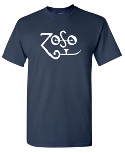 Zoso T-SHIRT - Jimmy Page Plant Zeppelin Classic Rock - Picture 1 of 8