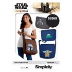 Simplicity Sewing Pattern S9369 Star Wars Messenger Bags and Laptop Sleeves