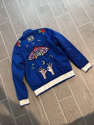 Rare!!! Adidas Embellished Arts Embroidered Bomber Jacket - Image 1 of 4