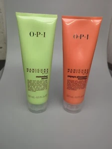 Lot 2. O.P.I Manicure Pedicure Cucumber & Papaya Pineapple Scrub massage 8.5 oz - Picture 1 of 6