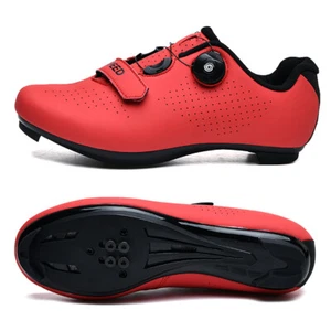 Road Cycling Shoes Men Professional Speed Cleats Bicycle Sneakers Outdoor Boots - Picture 1 of 23