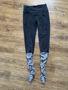 H&M Yoga Leggings - schwarz - Gr. XS - neuwertiger Zustand - wenig getragen - Bild 1 von 4