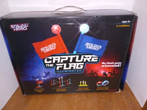 SQUAD HERO CAPTURE THE FLAG ILLUMINATED 4-10 Players Ages 8+ Game OPEN - Picture 1 of 6