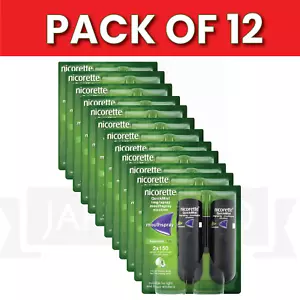 12X Nicorette Quickmist Duo, 2 x 150 sprays FREE SHIPPING - Picture 1 of 3