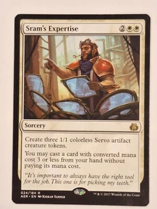Sram's Expertise - Aether Revolt - Magic the Gathering MTG Nice! - Picture 1 of 2