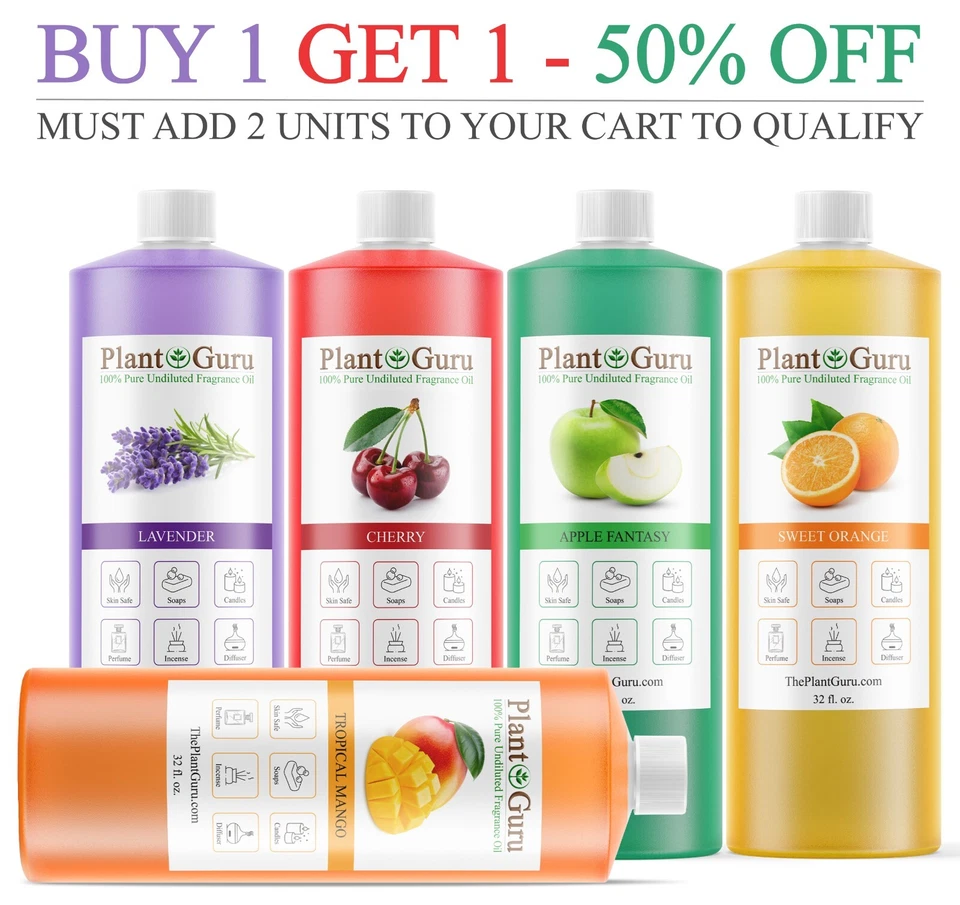 Fragrance Oil 32 oz. Bulk Wholesale For Candle Soap Making Burner Scented Oils - Image 1 of 4