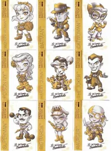 2018 Cryptozoic DC Comics Bombshells 2 Lil Bombshells Production Sketch Set Of 9 - Picture 1 of 1