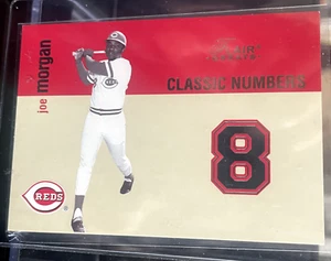 2003 Flair Greats #13CN Joe Morgan Classic Numbers CC - Picture 1 of 2