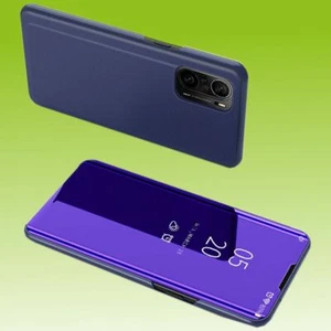 Für Xiaomi Poco F3 / Poco F3 Pro View Smart Cover Hülle Lila Handy Tasche Etuis - Picture 1 of 2