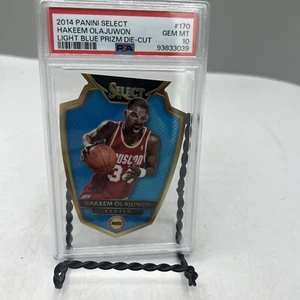 Panini Select Blue Prizm 2014/199 Hakeem Olajuwon #170 PSA 10 Low Pop - Imagen 1 de 6