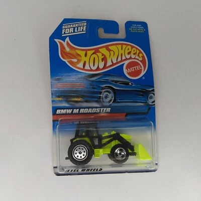 Cargador de ruedas Hot Wheels 1999 de colección error mal empaquetado 1991 en paquete BMW M Roadster Foto 1 de 4