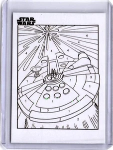 2025 Topps Chrome Star Wars #CP-17 Millennium Falcon Star Wars By the Number - Picture 1 of 2