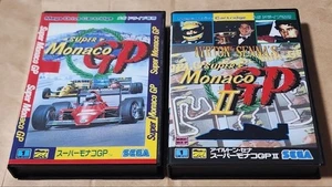 Mega Drive game software 2set Super Monaco GP Ayrton Senna Super Monaco GP Il - Picture 1 of 20