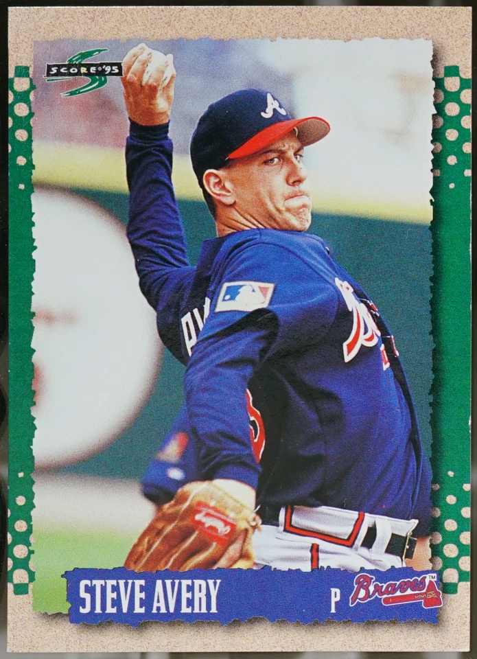 1995 Score Baseball Steve Avery #185 NM - Image 1 of 1