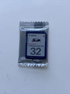 Canon SDC 32 32 GB Secure Digital Memory Card For Power Shot Camera NIP - Picture 1 of 3