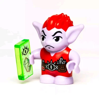Minifigura Lego Elfos - Duende Rojo Púrpura Jimblin (elf026) 41183 Rey Duende Foto 1 de 4