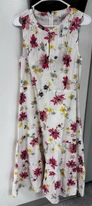 Neu mit Etikett GAP Floral Cottagecore Prairie Bohemian adrette abgestufte Sommerkleid Größe 10 - Bild 1 von 10