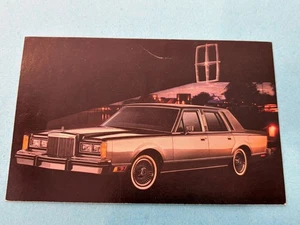 Tarjeta postal promocional Lincoln Towncar 1983 - Imagen 1 de 8