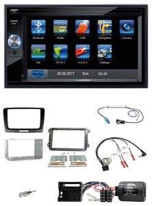 Blaupunkt 2DIN Bluetooth TMC USB Lenkrad SD Navigation für Skoda Superb 2008-201 - Bild 1 von 10