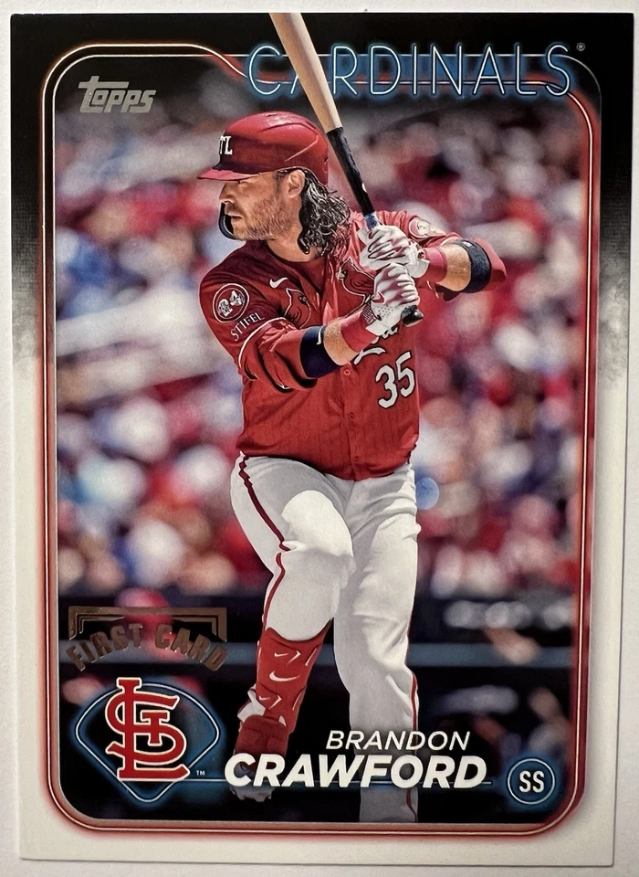 2024 Topps Update Series - Brandon Crawford First Card 1/1 SSP - Image 1 of 4