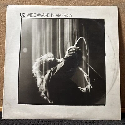 Original U2 Wide Awake In America Vinyl LP 1st Press 1984 Island Records CLEAN - Image 1 of 4