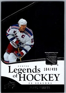 11-12 SPX LEGENDS OF HOCKEY - MARK MESSIER /499 #116 NEW YORK RANGERS - Bild 1 von 2