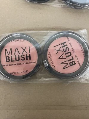 Set of 2 9g Compacts, Rimmel London Look Maxi Blush, #001 Third Base, Makeup Set - Image 1 of 3