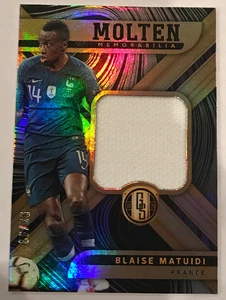2019-20 Gold Standard Blaise Matuidi Molten Memorabilia #/99 France Patch MM-BM - Picture 1 of 3