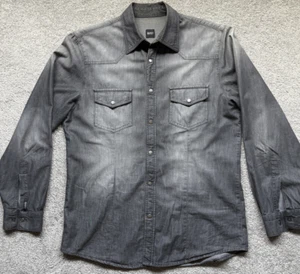 Hugo Boss Regular Fit (Med) Faded Denim Shirt - Picture 1 of 5