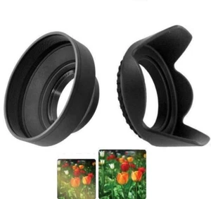 58mm Tulpe Blume & Gummi Gegenlichtblende für Canon EOS T8i T7i T6i SL3 T100 250D - Bild 1 von 3