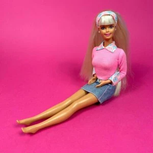 Vintage Barbie Fashion Ave Boutique Preppy Blonde Hair Fashion Toy Doll 1997 90s - Picture 1 of 8