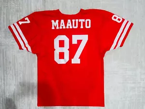 Maglia calcio commerciale STATE FARM Insurance MAAUTO Travis Kelce 87 USATA L/XL - Foto 1 di 18