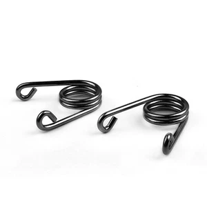 2X Springs Solo Seat Bracket Mounting V-Shape Spring Black For Chopper Bobber T9 - Picture 1 of 3