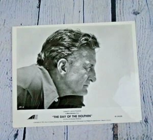 Vintage B&W Press Photo The Day of the Dolphin Movie Still George C. Scott - Picture 1 of 5