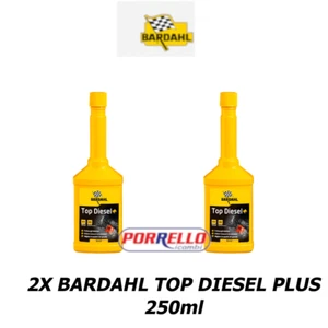 BARDAHL TOP DIESEL+ PLUS 120018 ADDITIVO TRATTAMENTO INIETTORI GASOLIO 2 X 250ml - Foto 1 di 5