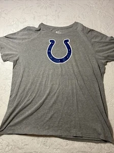 Nike Indianapolis Colts Shirt Indy Gray XL T Shirt NFL Mens XXL Short Sleeve - Picture 1 of 10