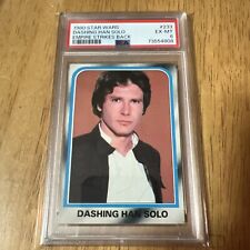 1980 Topps Star Wars "Dashing Han Solo" card #233 Graded PSA 6 EX-MT & Chewbacca